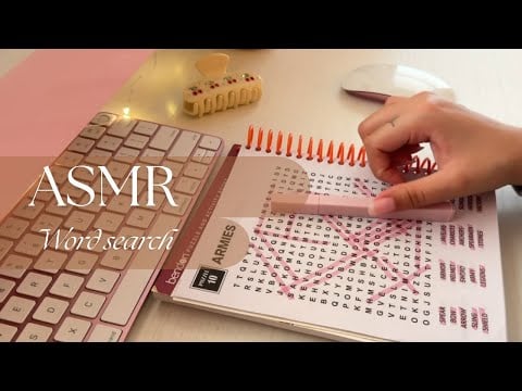 ASMR // Christian word search🌷