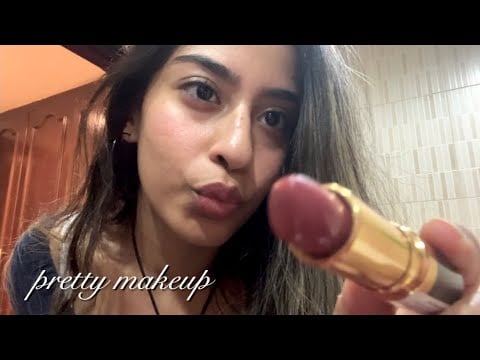 ASMR | Pretty makeup look on You 💄Fast 