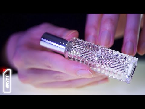 [ASMR]💎グラスボトルタッピング&スクラッチ- Glass Bottle Tapping & Scratching(No Talking)