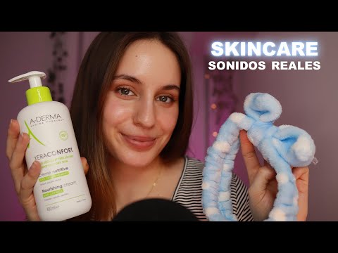 ASMR - Tu mejor amiga te hace el SKINCARE antes de Dormir (layered sounds reales) 🌻✨