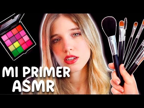 ASMR 1 HORA de MIS PRIMEROS ASMR 🌙✨(Te maquillo, Espuma, Slime, Comiendo, Masaje Oídos, Triggers)