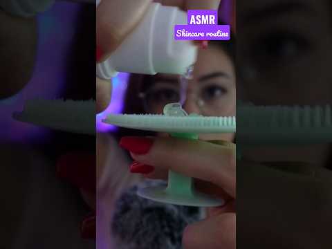 ASMR SKINCARE ROUTINE DE NOCHE | ROLEPLAY ATENCIÓN PERSONAL | #asmrshorts | ASMR en español-Pandasmr