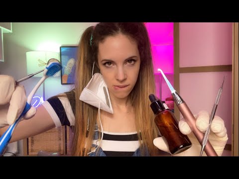 Fast & Aggressive ASMR - Unprofessional Dentist And Ear Cleaning