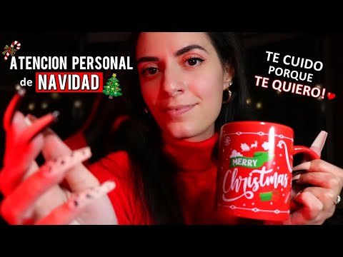 ASMR español ATENCION PERSONAL de NAVIDAD!❤️🎄