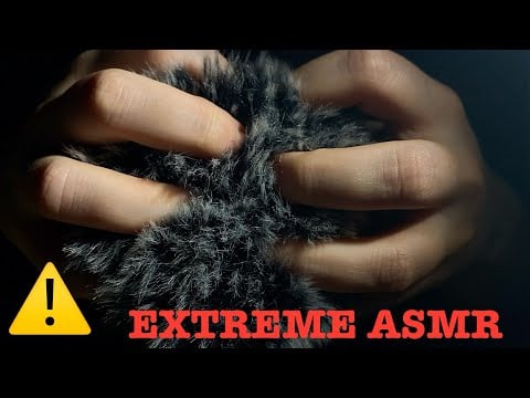 ASMR |⚠️EXTREME⚠️ FAST AGGRESSIVE LOUD SCRATCHING GRIPPING RUBBING FLUFFY COVER. MASSAGE YOUR HEAD!
