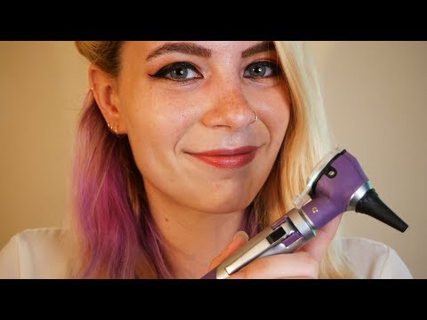 ASMR Binaural Ear Exam & Cleaning | Soft Spoken Medical RP