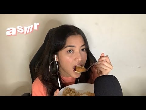 asmr - casually eating nasi goreng & chit chat (kinda mukbang) ✿