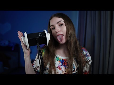 ASMR Ear Licking & Mouth Sounds