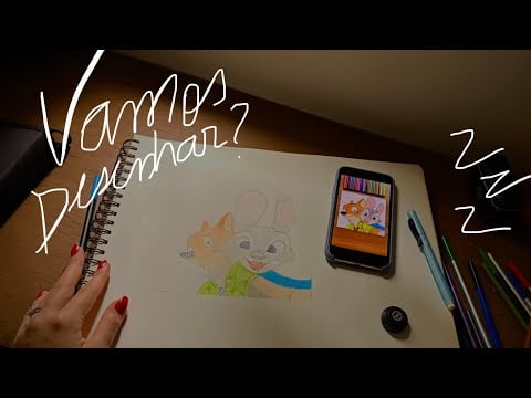 ASMR/ O desenho mais difícil que já tentei fazer… #zootopia 