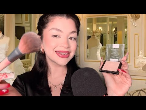 ASMR getting you ready for your toxic friends wedding! 😲🩷
