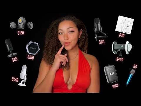The BEST ASMR With 9 Different Microphones! 🎙️ ($0-$700) Which is YOUR Favorite? 👀