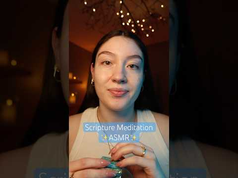 Relaxing Christian ASMR ✝️ #bibleverseoftheday #scripturemeditation