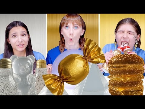 ASMR Jelly & Candy Mukbang: The Ultimate Silver, Golden and Clear Food Challenge Compilation 🍬✨