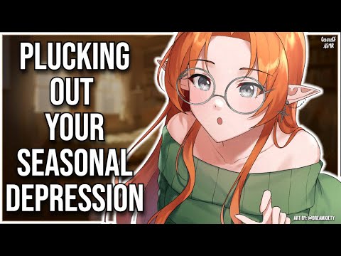 3DIO ASMR | Elf GF Plucks the Winter Blues Away | Personal Attention Sleep Aid