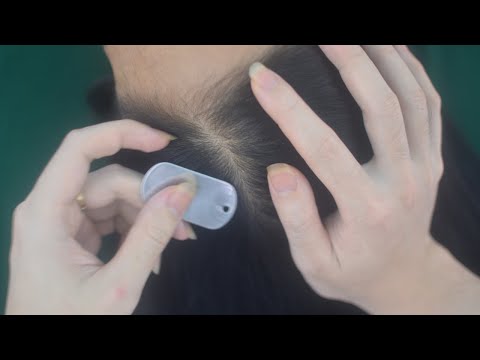 ASMR Tingly Head Scratching Massage, Therapy Sounds For Relieve Headache, Stress