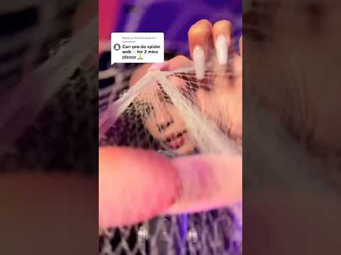 ASMR SPIDER WEB 🕸️🕷️ #asmr #asmrvideo #asmrsounds #tingles #sleep