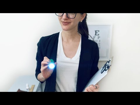 ASMR Eye Exam l Soft Spoken, Follow the Light, Personal Attention