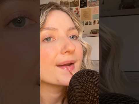 ASMR| applying lipgloss 💄✨ (mouthsounds) #asmr #sleep #tingles