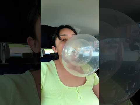 BUBBLE ASMR | blowing DOUBLE bubble gum blowing sounds #asmr