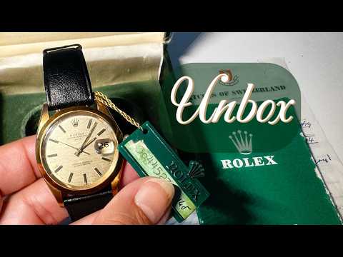 Unboxing a 1974 Rolex Oyster with original paperwork: ASMR Soft Spoken
