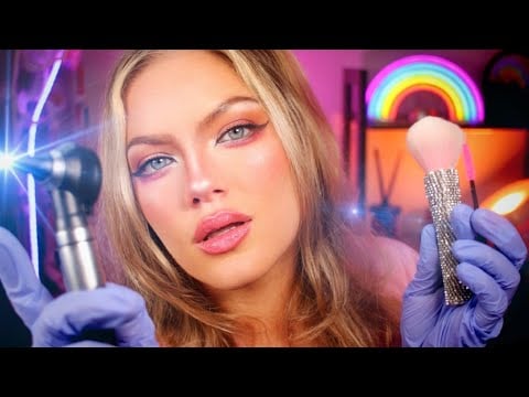 ASMR Ultimate ASMR Ear-to-Ear Otoscope Exam | Inaudible Up Close Whispers & Ear Cleaning for Sleep