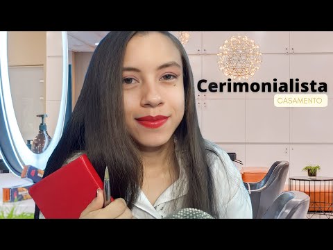 ASMR ROLEPLAY CERIMONIALISTA *Certificando a Festa de Casamento*