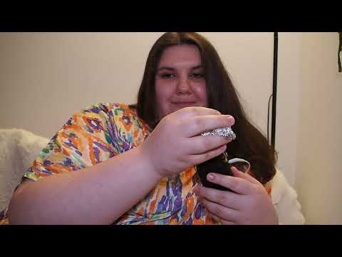 ASMR Playing With Foil - relaxing crinkles & hand sounds