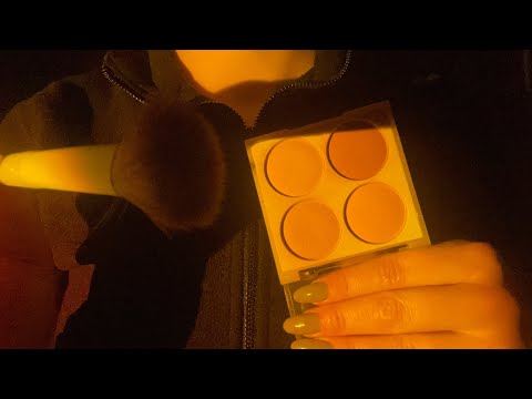 Lofi asmr🎧doing your makeup directly on camera lens💆‍♀️📸-no talking 