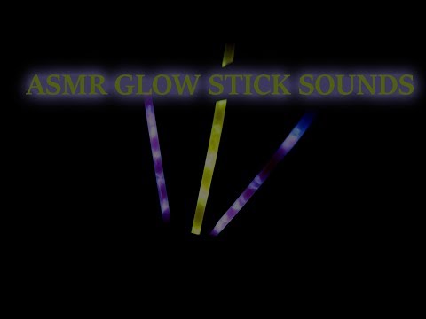 ASMR CRACKING GLOW STICKS IN THE DARK - CALMING SOUNDS AND VISUALS TO HELP YOU FALL ASLEEP