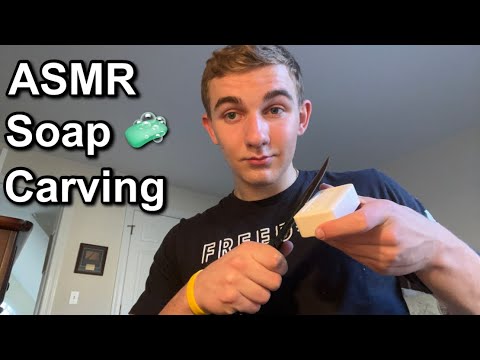 Asmr soap carving 🧼