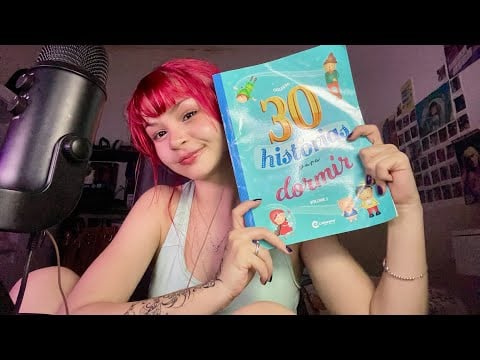 ASMR CONTANDO HISTÓRIAS DE NINAR