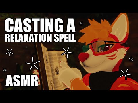 [Furry ASMR] Casting a spell to make you relax (Unintelligible Whispers) ✨ [621% effective] ✨