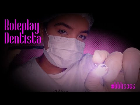 ASMR DENTISTA FAZENDO CLAREAMENTO DENTAL 💖💖