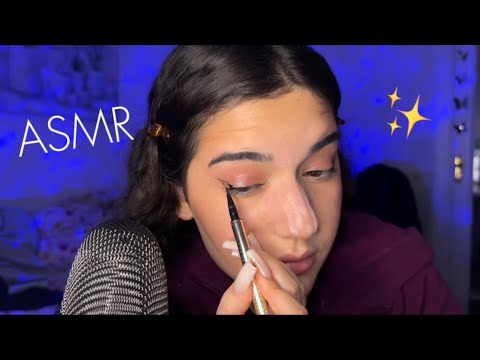 ASMR MAQUÍLLATE CONMIGO MIENTRAS HABLAMOS de cosas de influencers…😏❤️