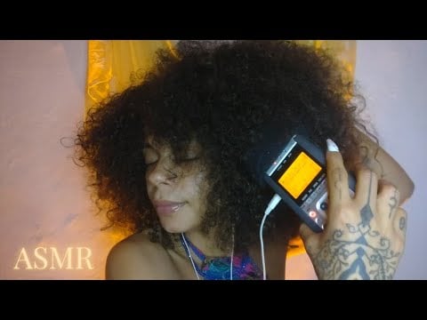 VOU TE FAZER DORMIR COM MEU CABELO 😴 ASMR caseirinho