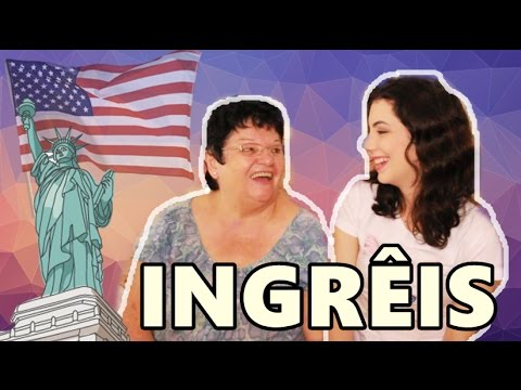 MINHA VÓ TENTANDO FALAR EM INGLÊS - MUITO ENGRAÇADO!