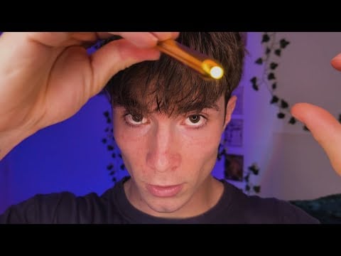 5 Min Cranial Nerve Exam (French ASMR) 🧠