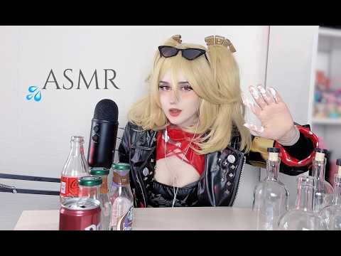 🔥Burnice's bar and sweets ASMR 💦 food triggers