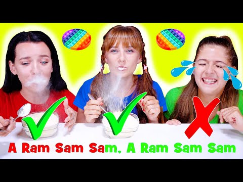 ASMR Most Popular Food Challenge (Pop IT Race, Ram-Sam-Sam Song, Wineglass Race) Eating Sound