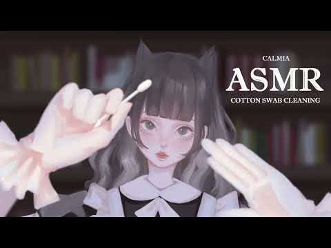 ୨୧⊹ASMR⊹୨୧  WET & DRY ears cleaning ｜no talking｜