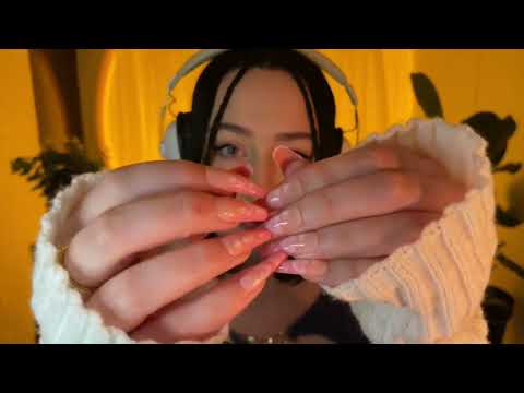 *one minute asmr* fast nail tapping (no talking)