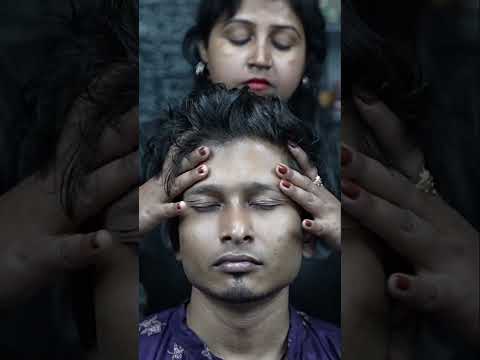 Indulge in Tranquility: ASMR Scalp Massage for Stress Relief & Sleep #shorts