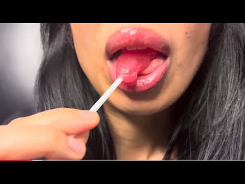 My mouthsounds touches your mind with this tiny little feet lollipop 🍭| ASMR 