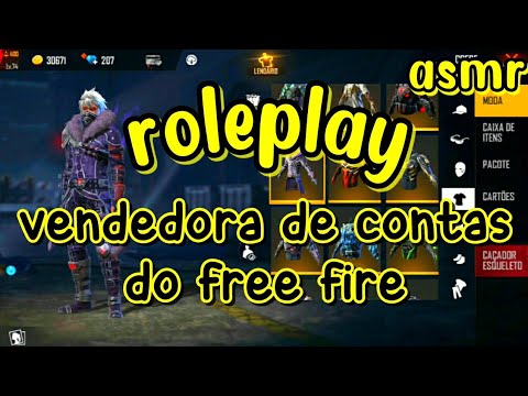 asmr free fire | roleplay – vendedora de contas (parte 2)