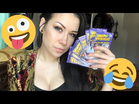 ASMR Wacky Packages Opening. Whispered. Blind bags. Mystery Unboxing