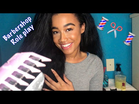 ASMR Barbershop Role Play Female Barber personal attention 💈✂️💈