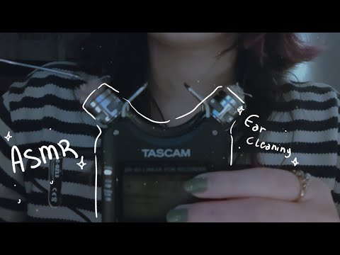 ASMR Tascam - Ear cleaning + tape sounds