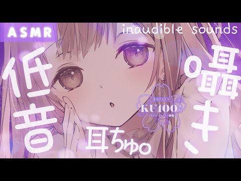 【ASMR/KU100】耳奥…脳内に響く…♥理解できない低音囁き【Innaudible sounds】