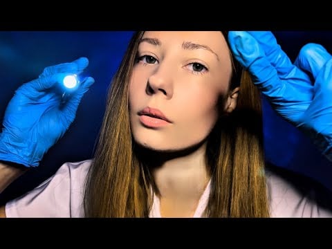 ASMR Cranial Nerve Exam 🧠 Realistic Doctor Roleplay for Sleep & Relaxation 😴