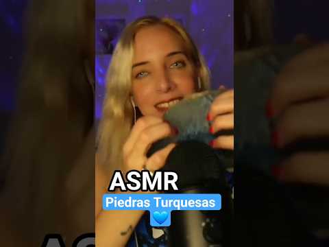 ASMR MUESTRO PIEDRAS TURQUESAS 💙 #asmr #asmrrelax #asmrdormir #asmrespañol #asmrrelajante